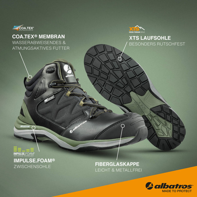 Albatros ULTRATRAIL CTX MID S7S ESD WR HRO SRC Bezpečnostná obuv