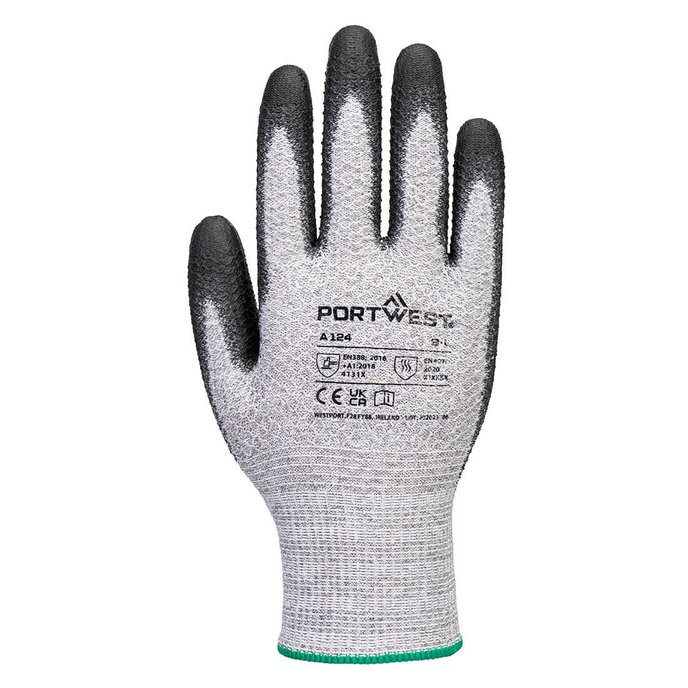 Portwest A124 Grip 13 PU Pracovné rukavice 12 párov