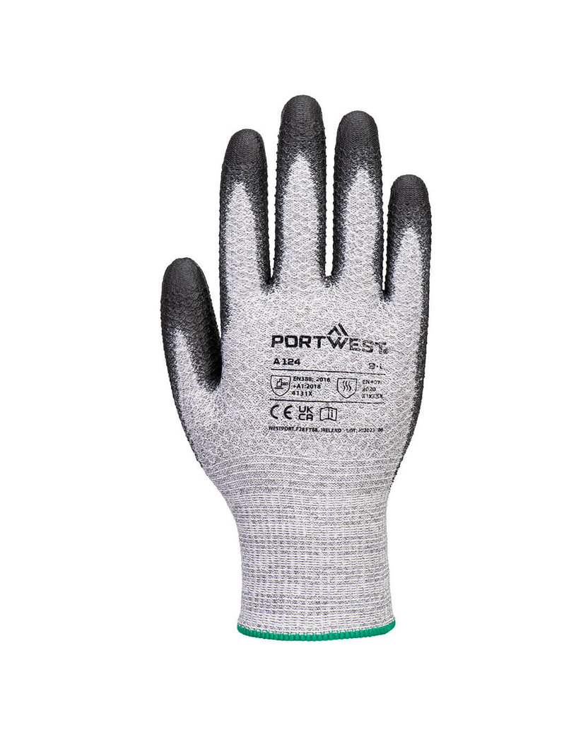 Portwest A124 Grip 13 PU Pracovné rukavice 12 párov