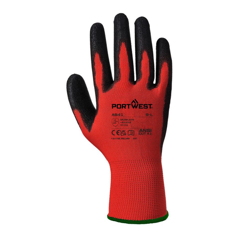 Portwest A641 PU Pracovné rukavice 12 párov