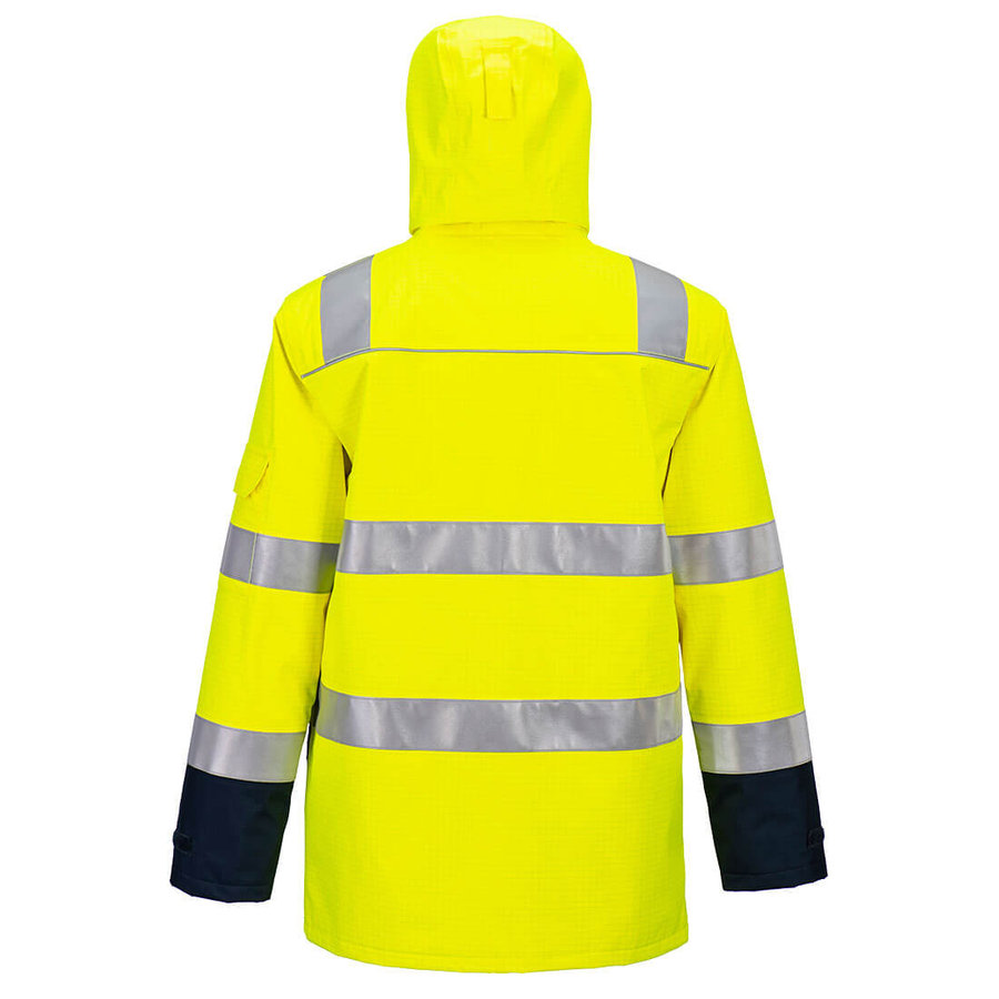 Portwesr FR605 Bizflame Rain+ Hi-Vis Light Arc Nehorľavá reflexná bunda