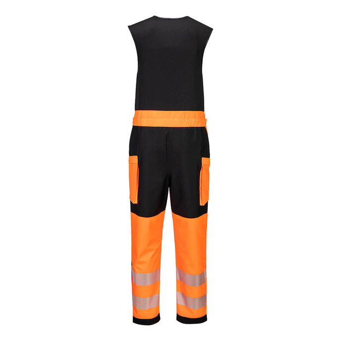 Portwest T150 PW3 Hi-Vis Salopettes Nepremokavé reflexné nohavice na traky