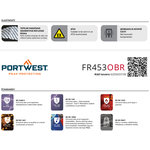 Portwest FR453 PW3 Modaflame Nehorľavé Hi-Vis multinorm nohavice na traky
