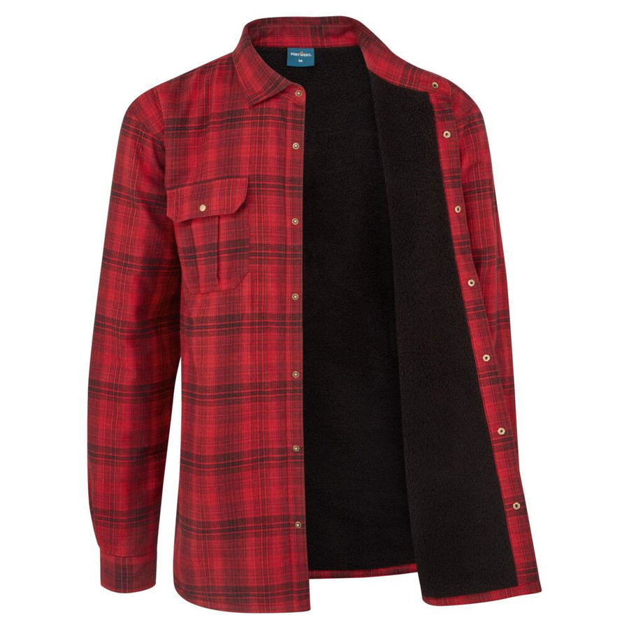 Portwest KA313 KA3 Sherpa Károvaná košeľa s podšívkou