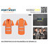 Portwest KX302 KX3 Hi-Vis Reflexná športová polokošeľa