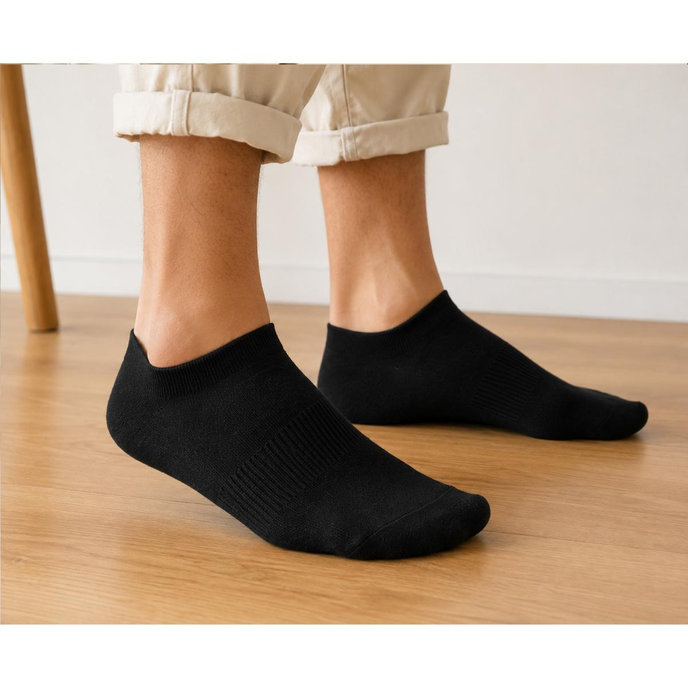 Bennon BASE SOCKS BLACK LOW Nízke ponožky 3 páry