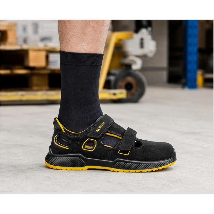 Bennon WORK SOCKS BLACK Vysoké ponožky 3 páry
