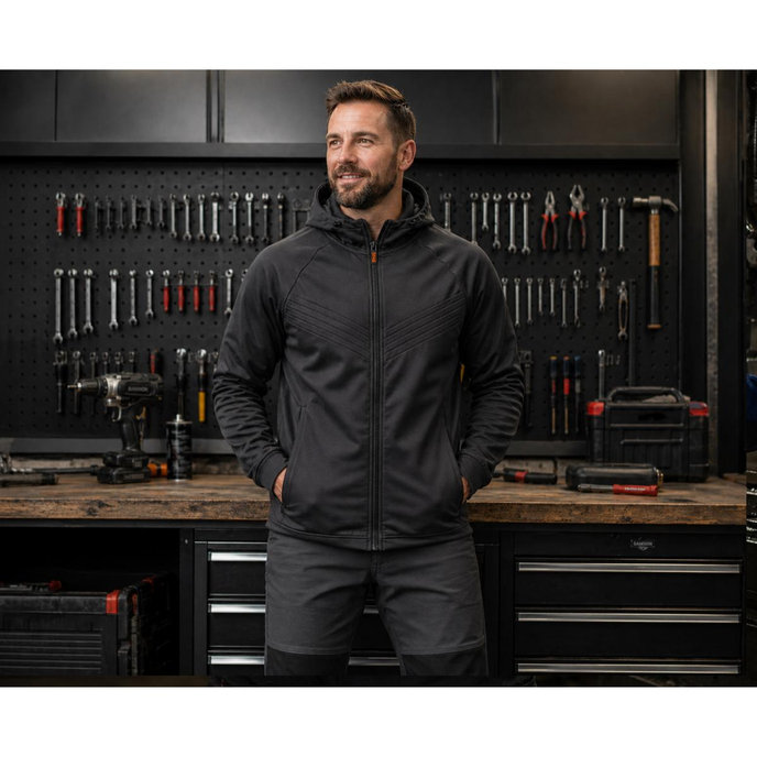 Bennon EREBOS SWEATSHIRT GREY Mikina s kapucňou