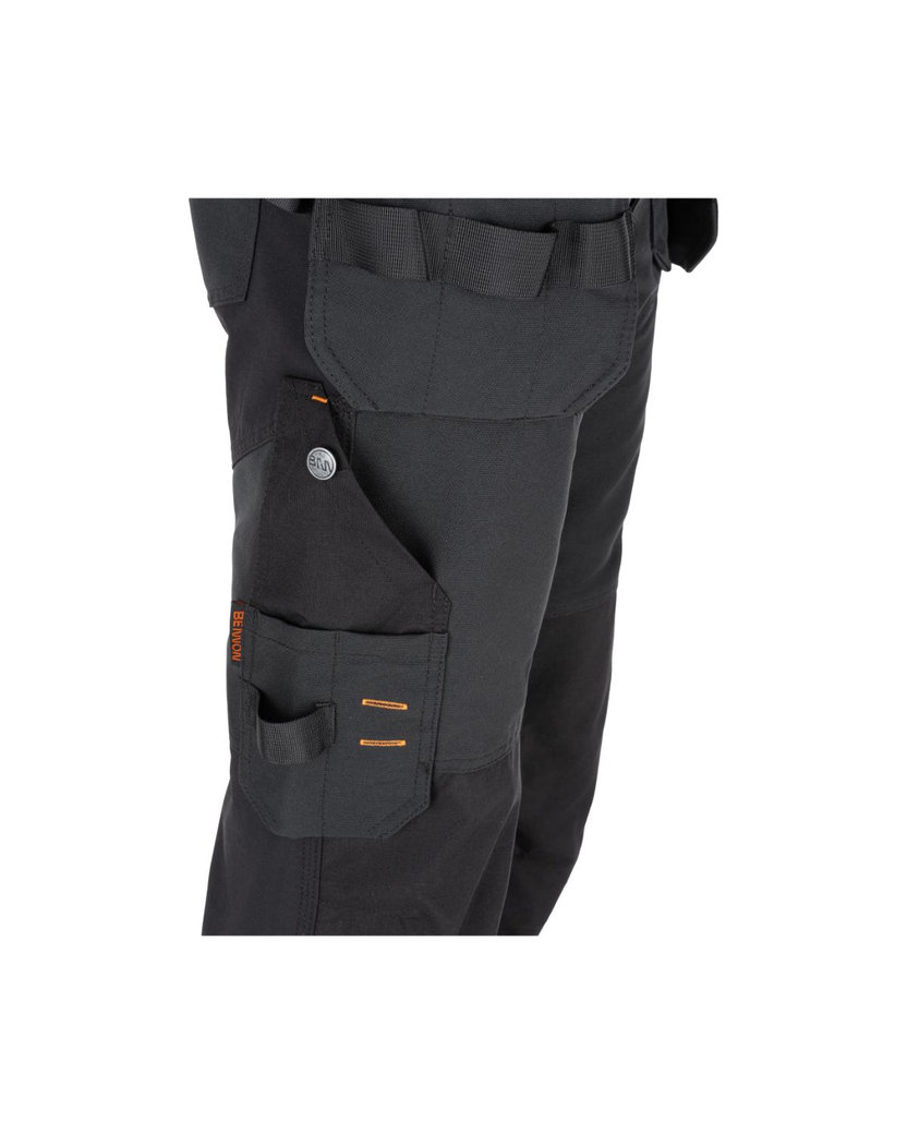 Bennon EREBOS Trousers black Nohavice