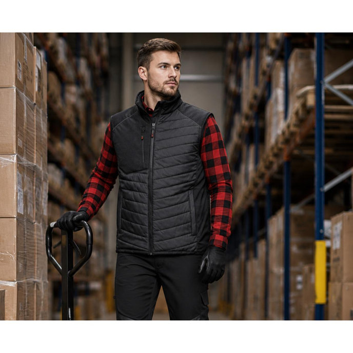 Bennon SUTURA VEST BLACK Zateplená vesta