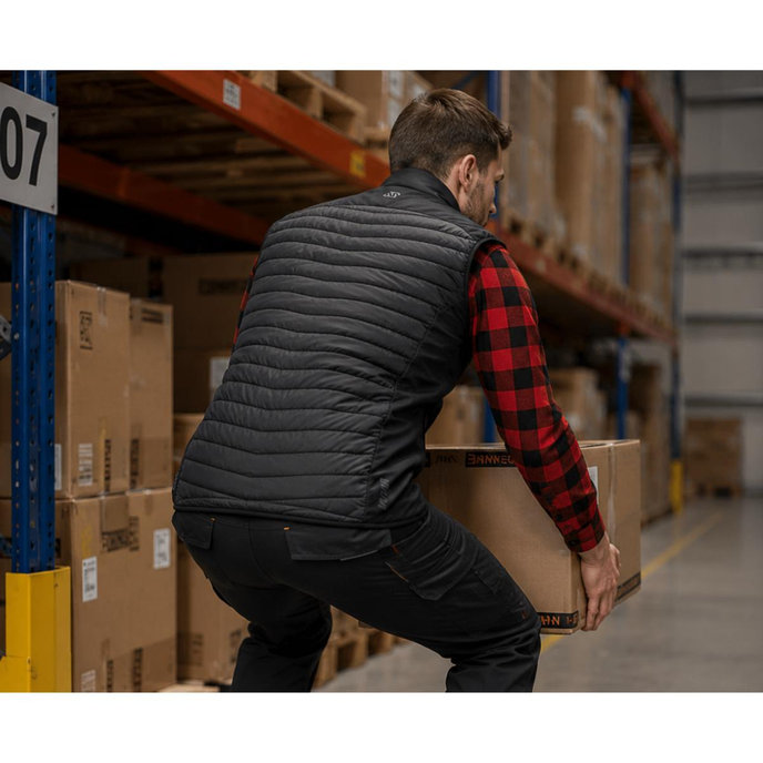 Bennon SUTURA VEST BLACK Zateplená vesta