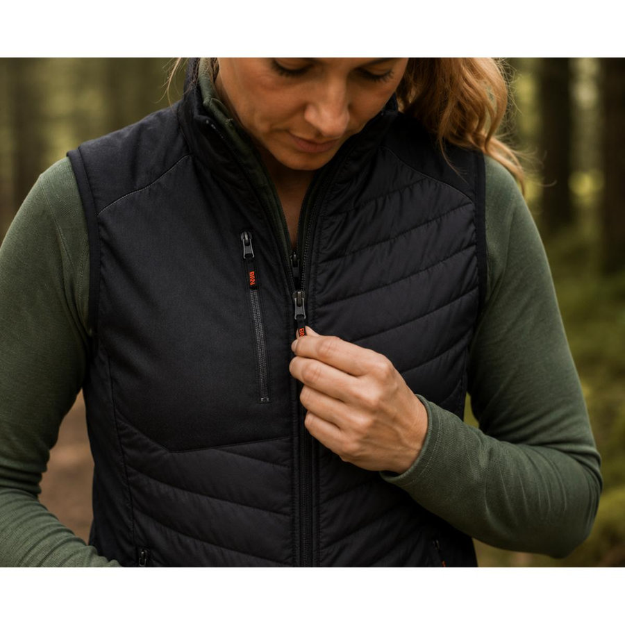 Bennon SUTURA VEST BLACK Zateplená vesta