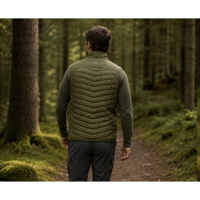 Bennon SUTURA VEST KHAKI Zateplená vesta