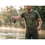 Bennon FISHING SHORT SLEEVE T-SHIRT GREEN Tričko
