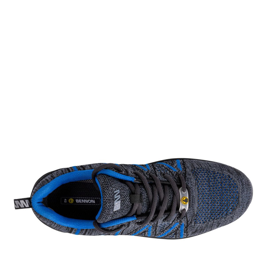 Bennon KNITTER S1 ESD NM 4WIDE BLUE LOW Bezpečnostná obuv