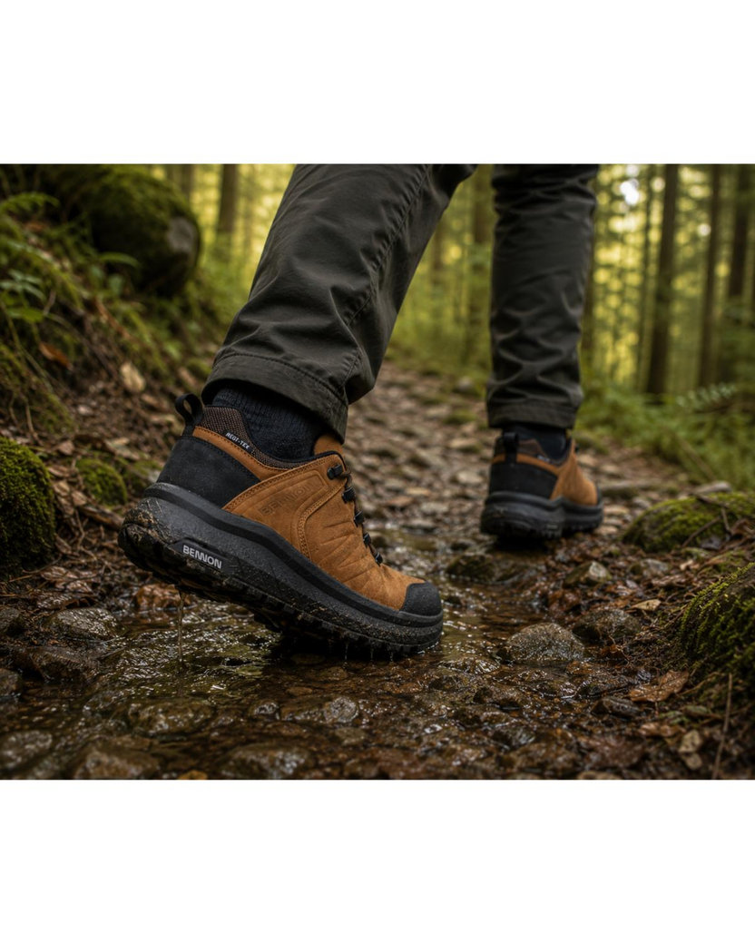 Bennon TERENNO BAREFOOT+ O6 BROWN LOW Pracovná obuv