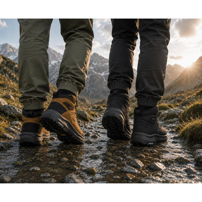 Bennon TERENNO BAREFOOT+ O6 BLACK MID Outdoorová obuv