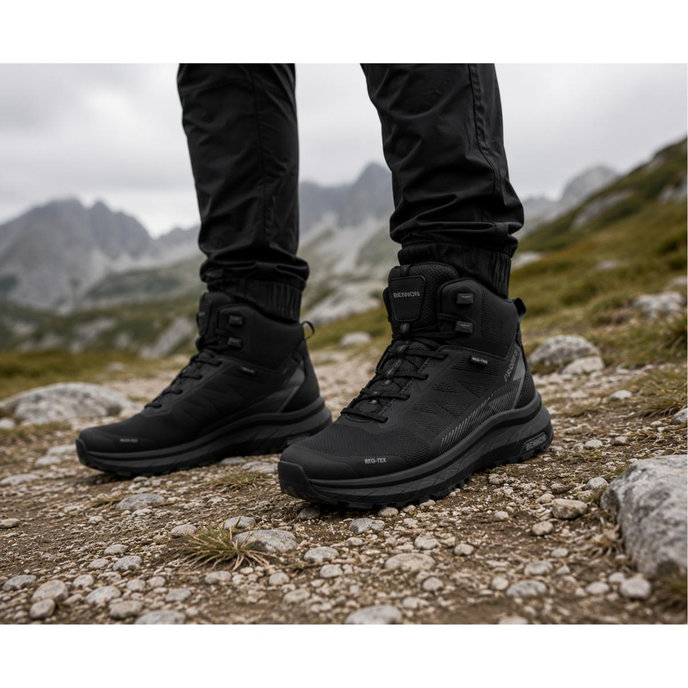 Bennon FJORD BAREFOOT+ O6 BLACK MID Pracovná obuv