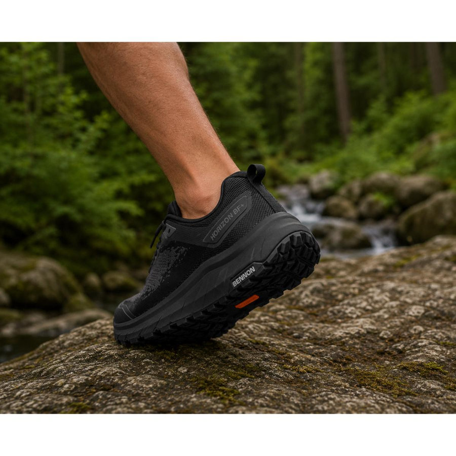 Bennon HORIZON BAREFOOT+ O1 NM BLACK LOW Pracovná obuv