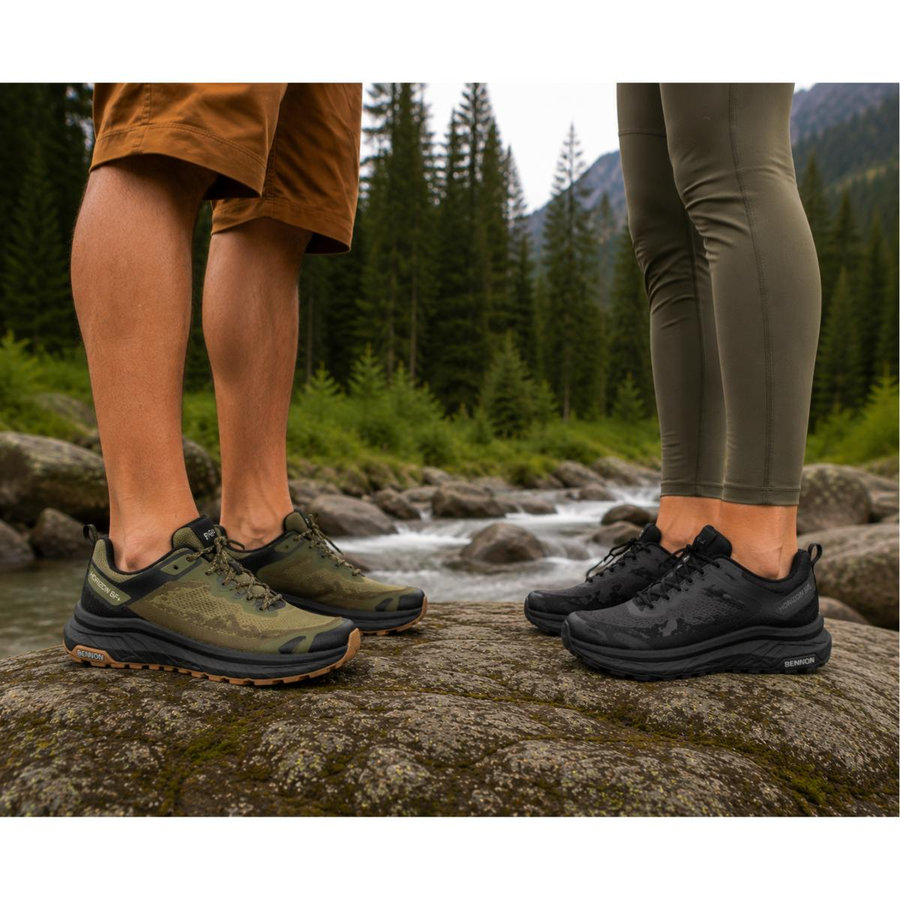 Bennon HORIZON BAREFOOT+ O1 NM KHAKI LOW Pracovná obuv