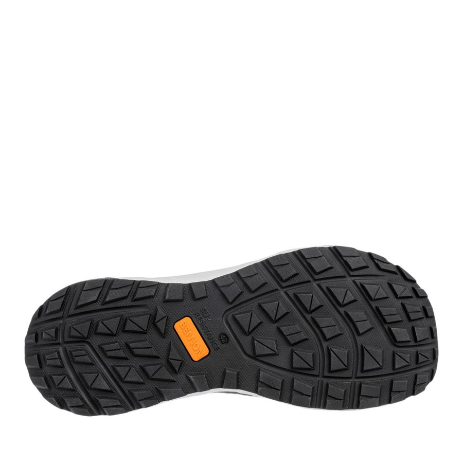 Bennon FJORD BAREFOOT+ O1 NM BLACK/WHITE LOW Pracovná obuv