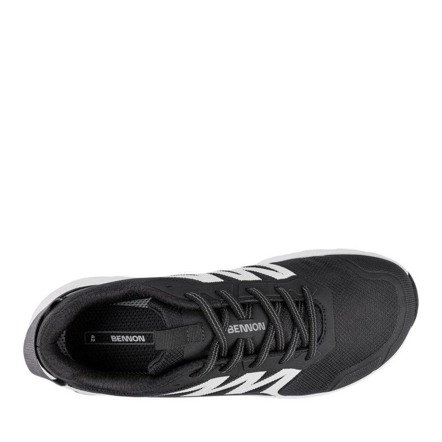 Bennon FJORD BAREFOOT+ O1 NM BLACK/WHITE LOW Pracovná obuv
