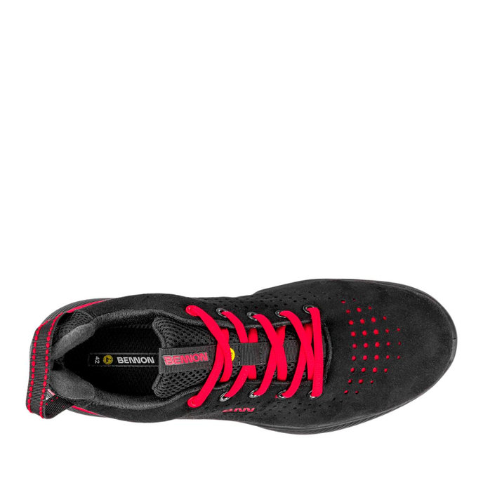 Bennon PERFORMER S1 ESD NM BLACK/RED LOW Bezpečnostná obuv