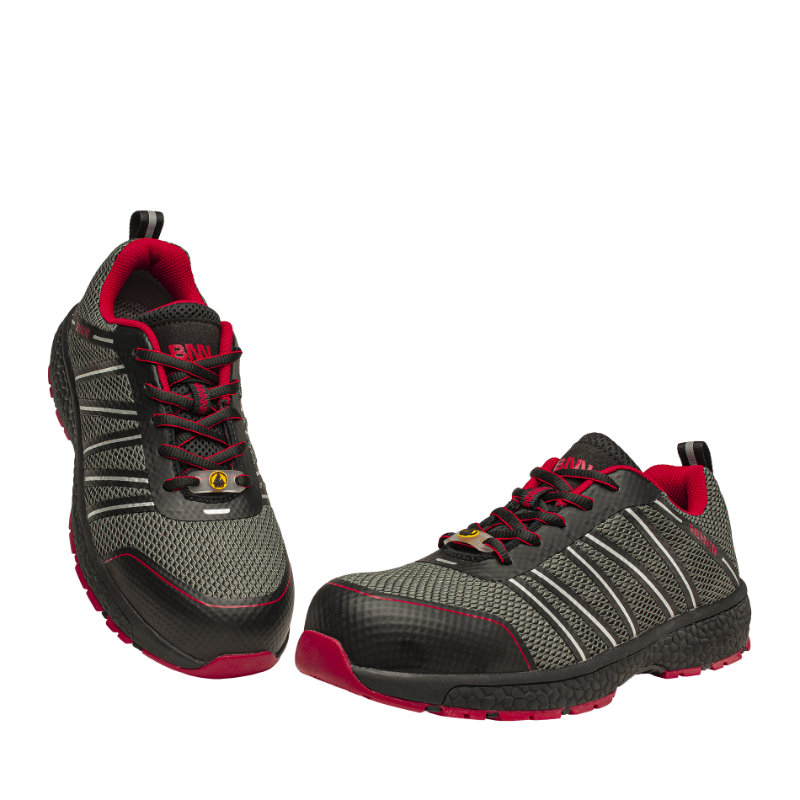 Bennon VECTRA S1P ESD NM Grey/red Low Bezpečnostná obuv