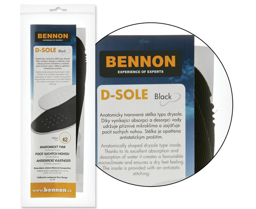 Bennon D-SOLE Insole Stielky