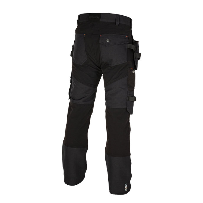 Bennon EREBOS Trousers black Nohavice