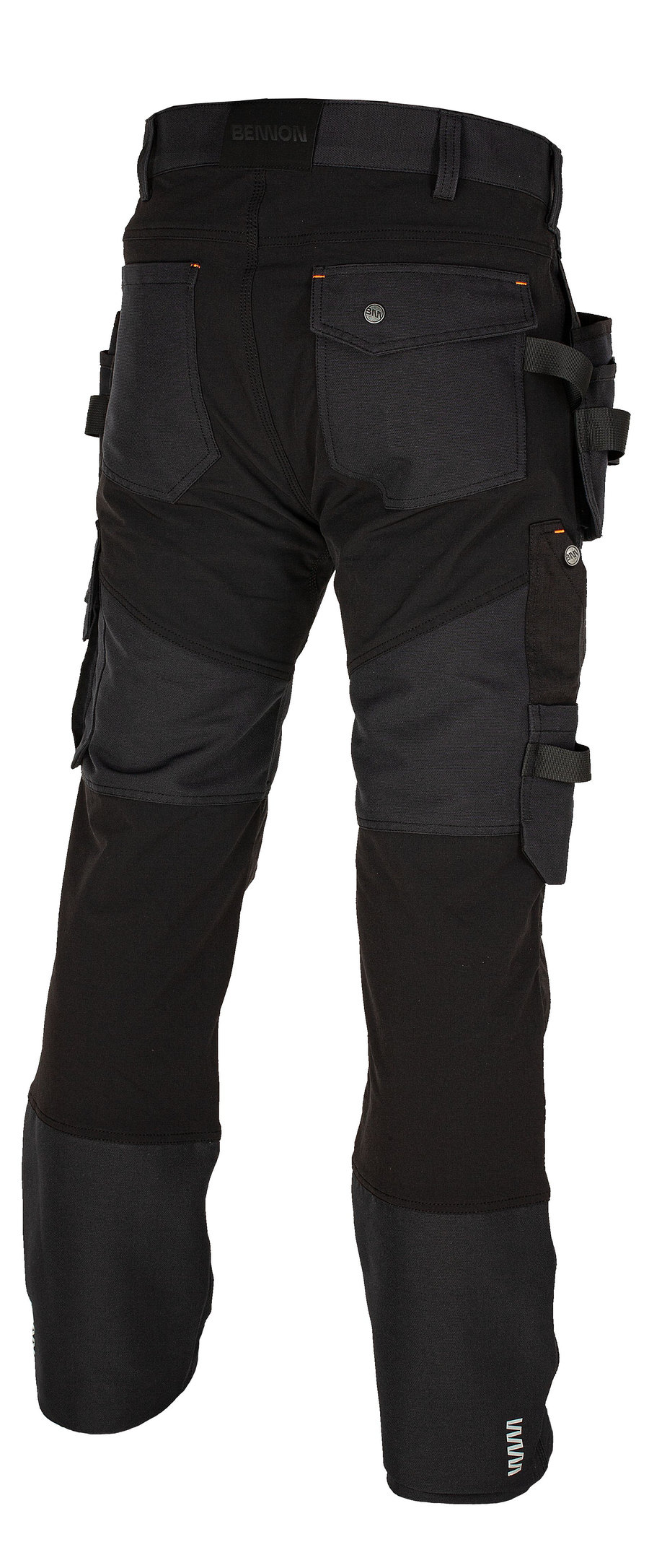 Bennon EREBOS Trousers black Nohavice