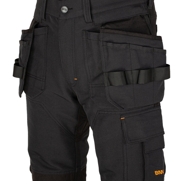 Bennon EREBOS Trousers black Nohavice