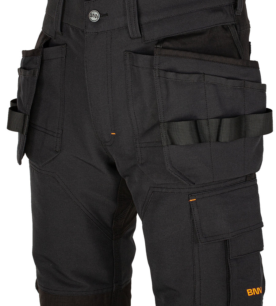 Bennon EREBOS Trousers black Nohavice