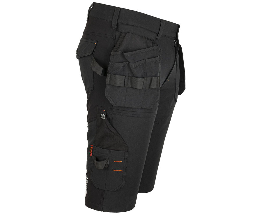 Bennon EREBOS Shorts black Pracovné kraťasy