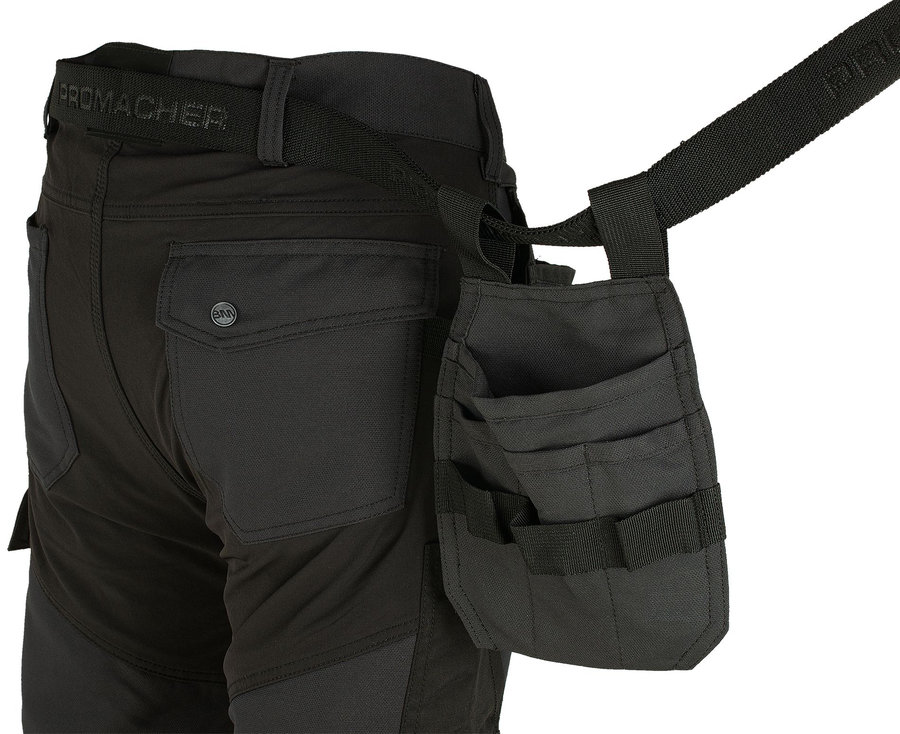 Bennon EREBOS Shorts black Pracovné kraťasy