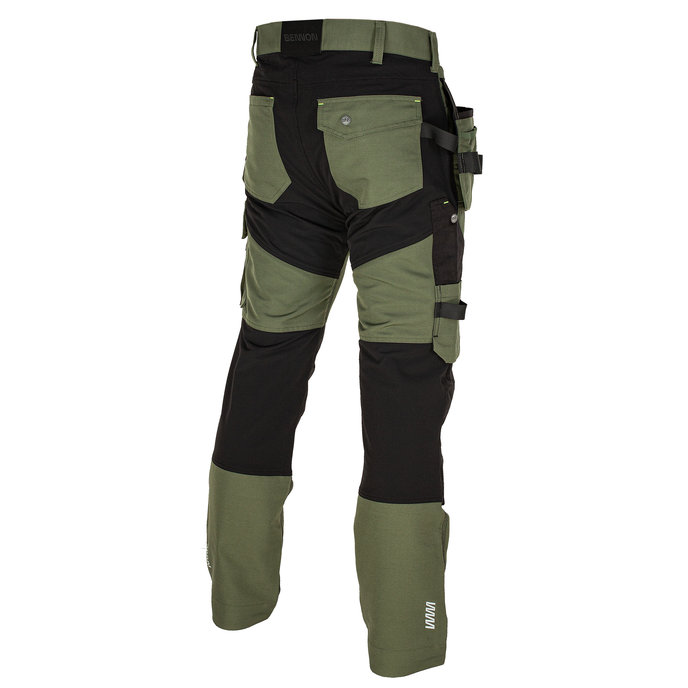 Bennon EREBOS Trousers green/black Nohavice