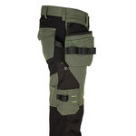 Bennon EREBOS Trousers green/black Nohavice