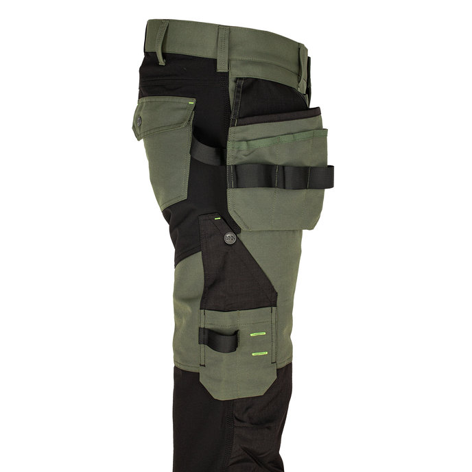 Bennon EREBOS Trousers green/black Nohavice