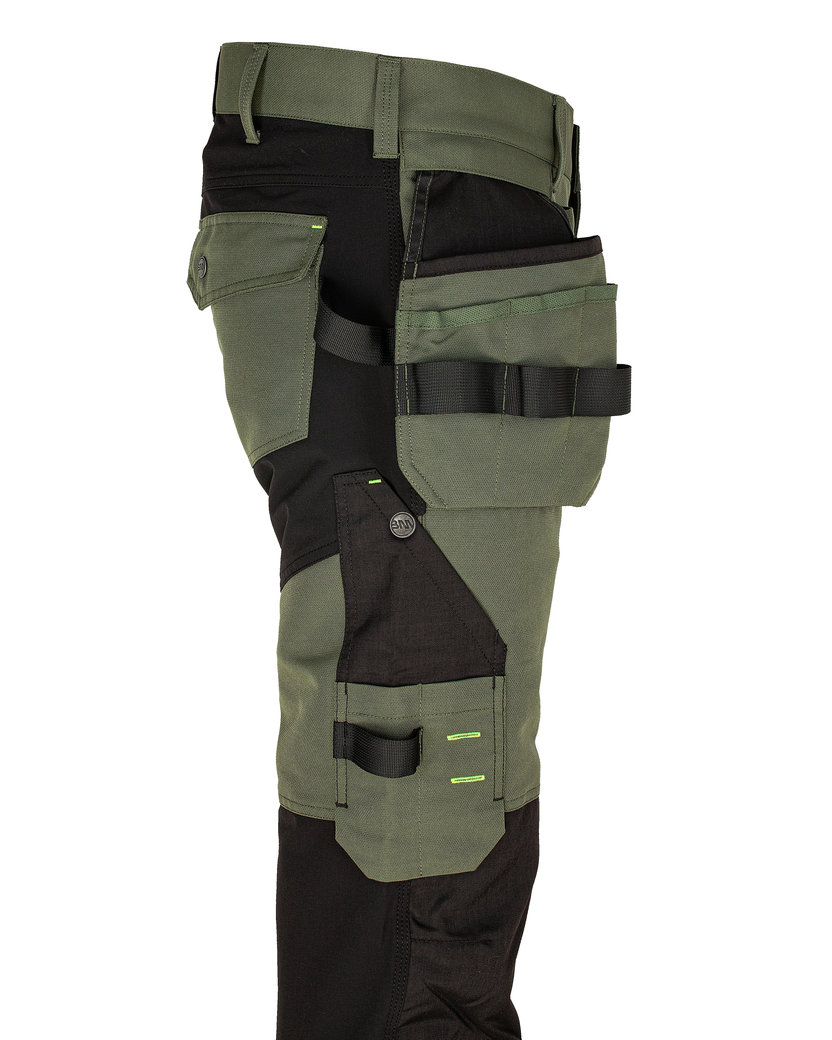 Bennon EREBOS Trousers green/black Nohavice