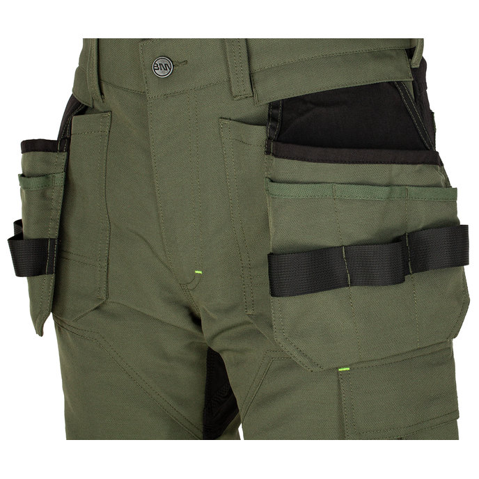Bennon EREBOS Trousers green/black Nohavice