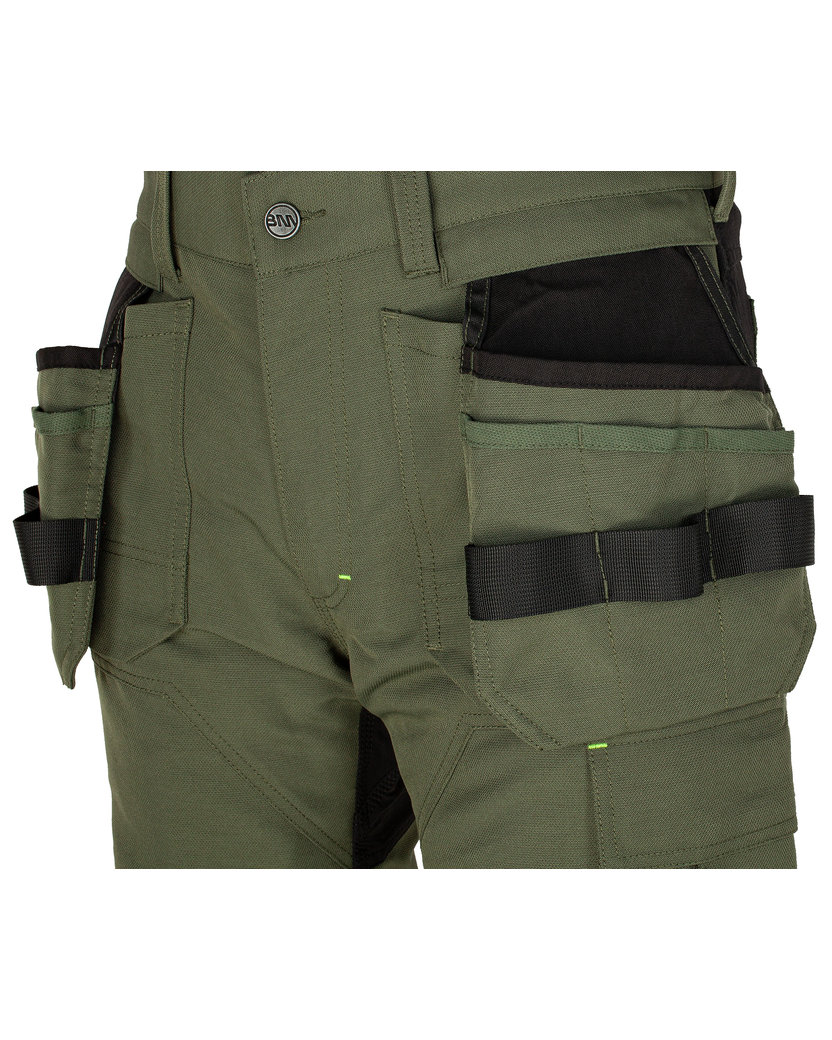 Bennon EREBOS Trousers green/black Nohavice