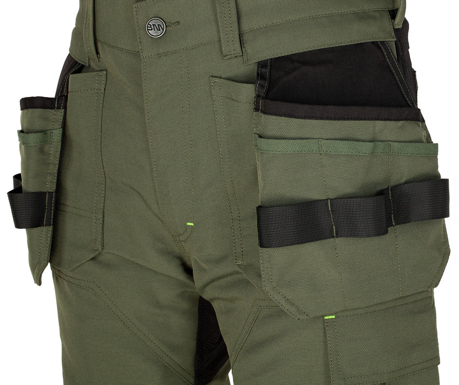 Bennon EREBOS Trousers green/black Nohavice