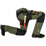 Bennon EREBOS Trousers green/black Nohavice