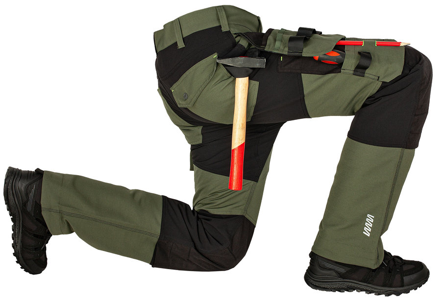 Bennon EREBOS Trousers green/black Nohavice