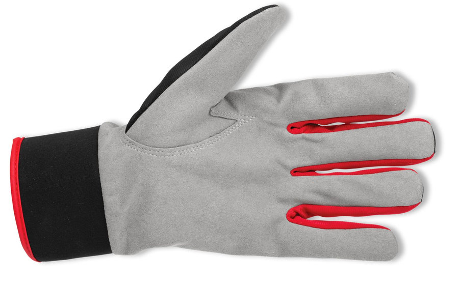 Bennon CARPOS VELCRO Gloves grey/red Pracovné rukavice