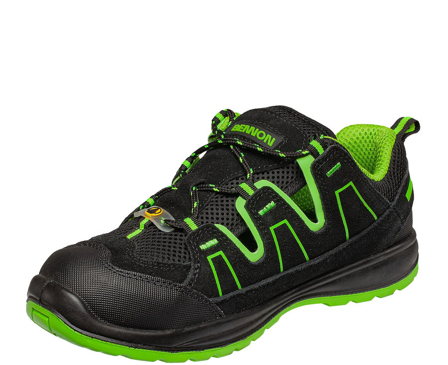 Bennon Alegro S1 ESD Green Sandal Bezpečnostné sandále
