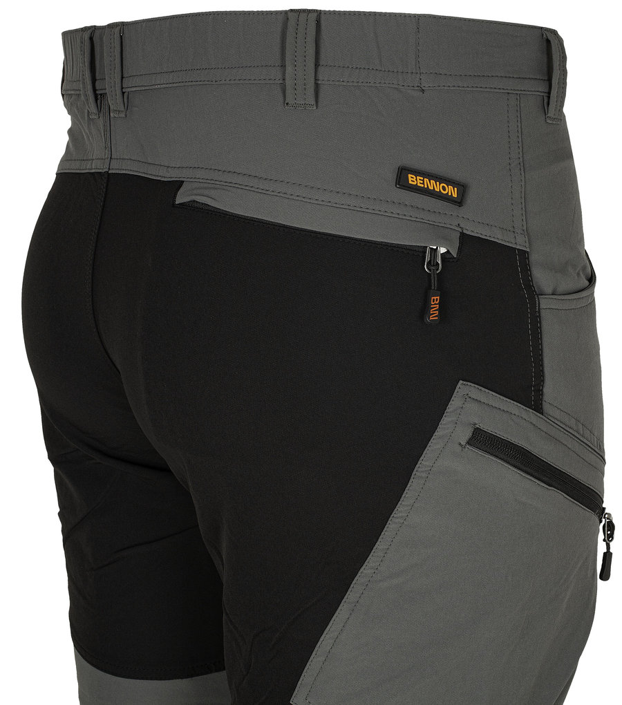 Bennon FOBOS Trousers grey/black Outdoorové nohavice