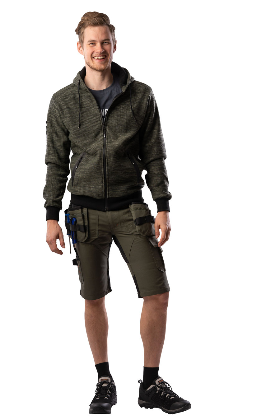 Bennon EREBOS Shorts green/black Nohavice