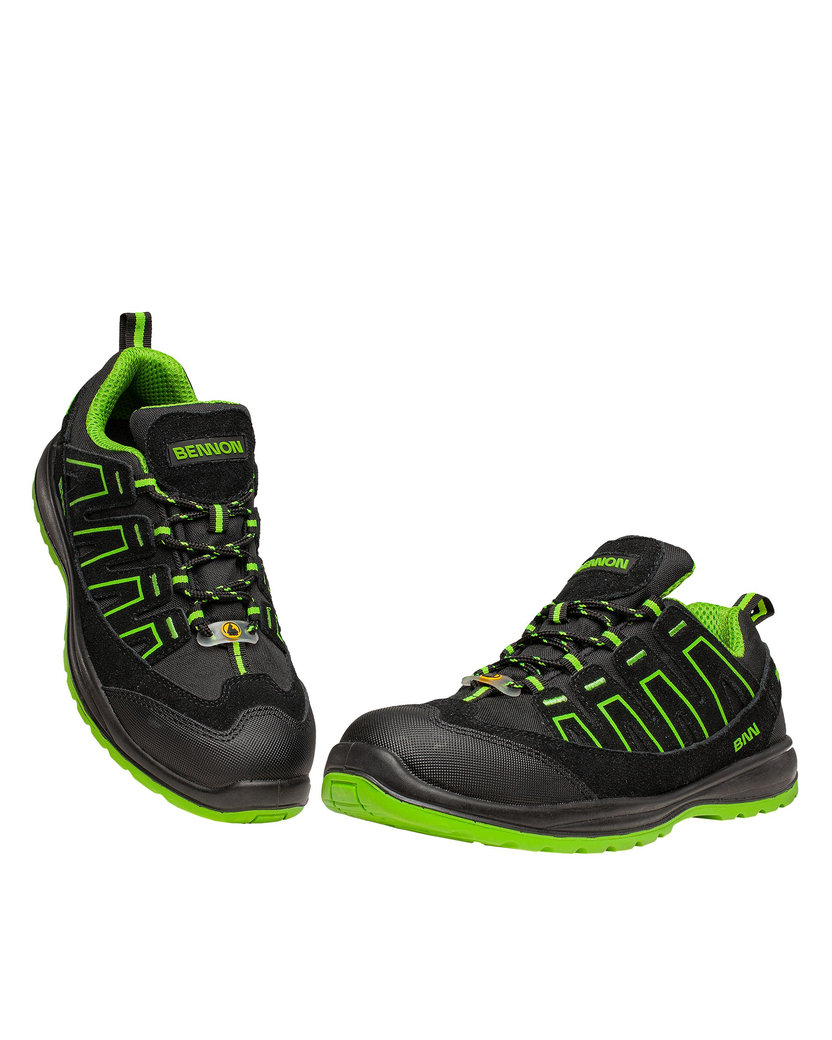 Bennon Alegro S1P ESD Green Low Bezpečnostná obuv