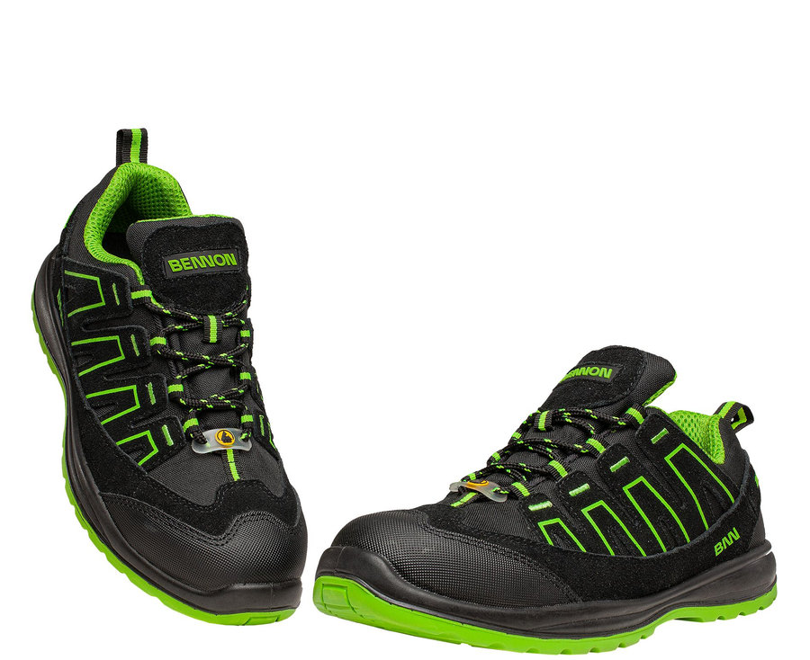 Bennon Alegro S1P ESD Green Low Bezpečnostná obuv